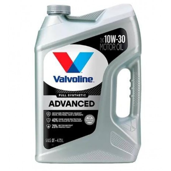 VALVOLINE  ADVANCED 10W30 FULL SYNTHETIC 