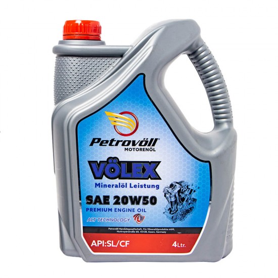 ACEITE PETROVOLL MINERAL VOLEX 20W50 API SL / CF